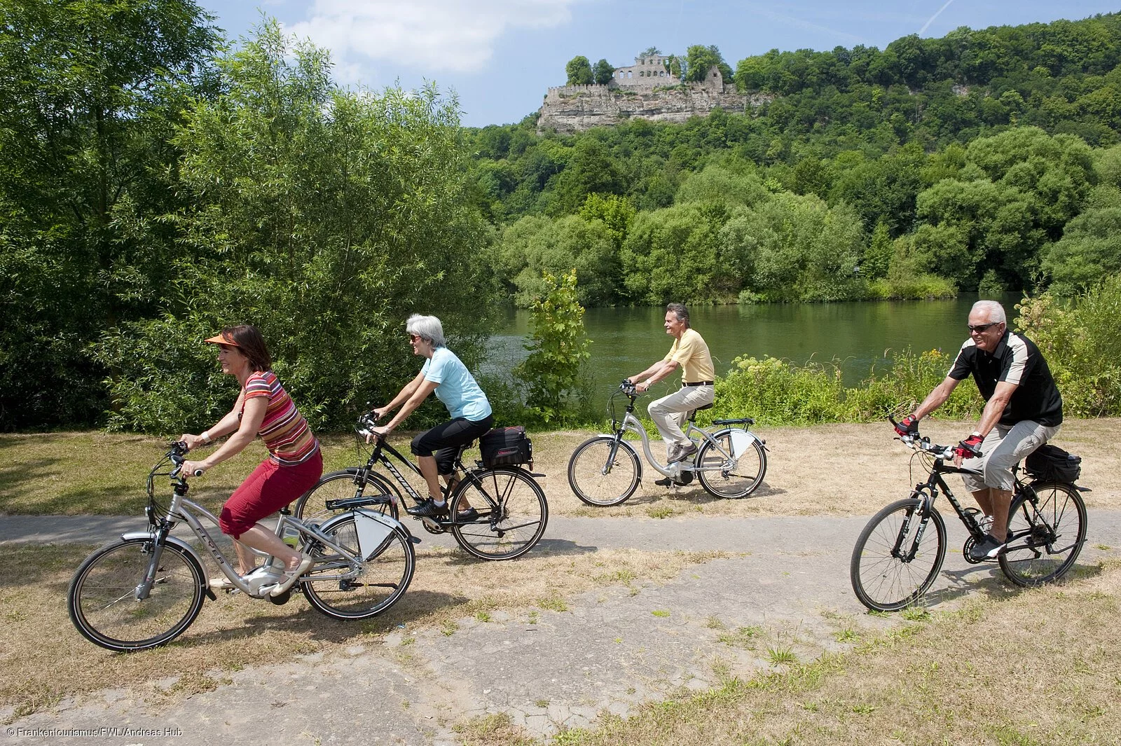 Mainradweg bei Karlstadt