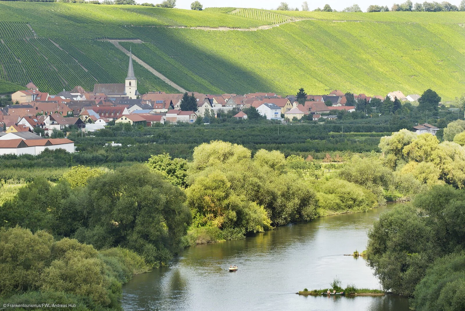 Blick auf Escherndorf