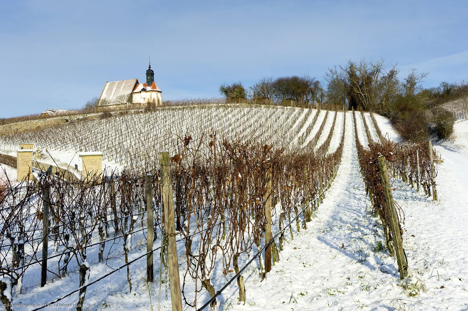 Maria im Weingarten im Winter