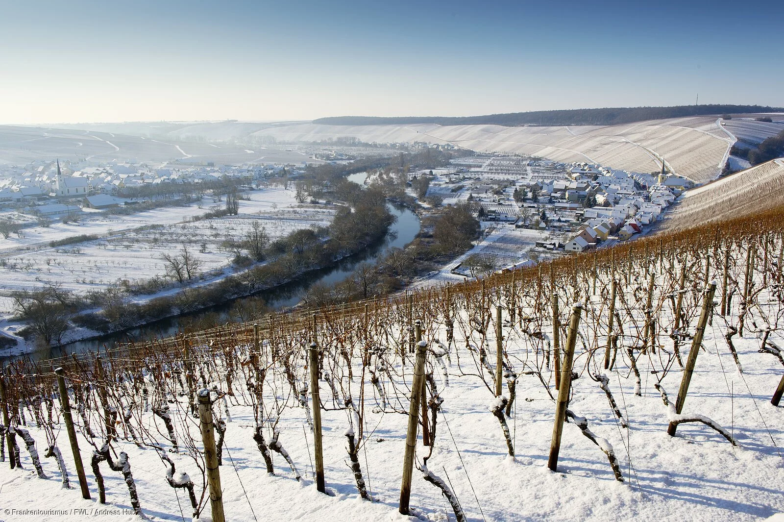 Volkacher Mainschleife im Winter