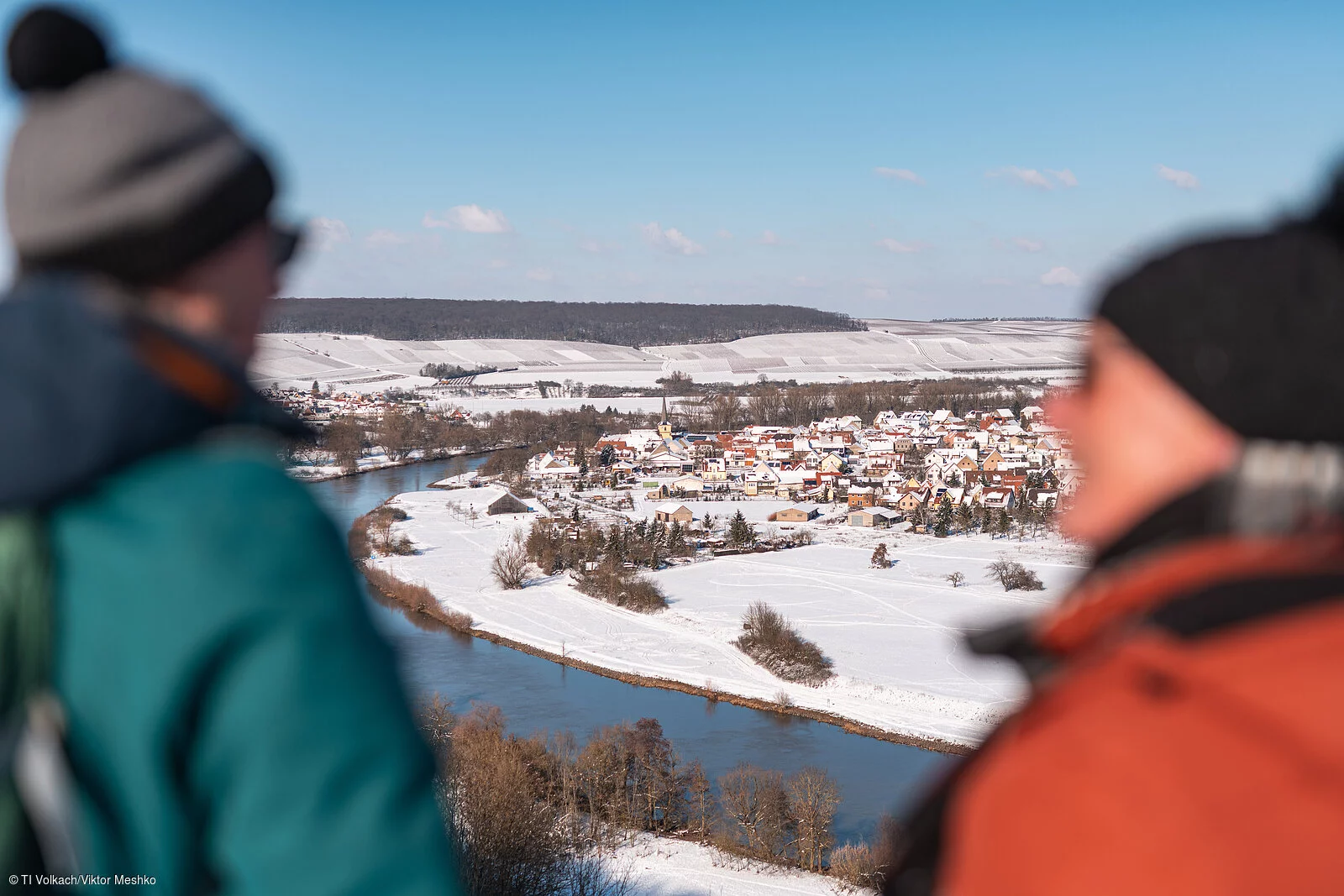 Winter an der Volkacher Mainschleife