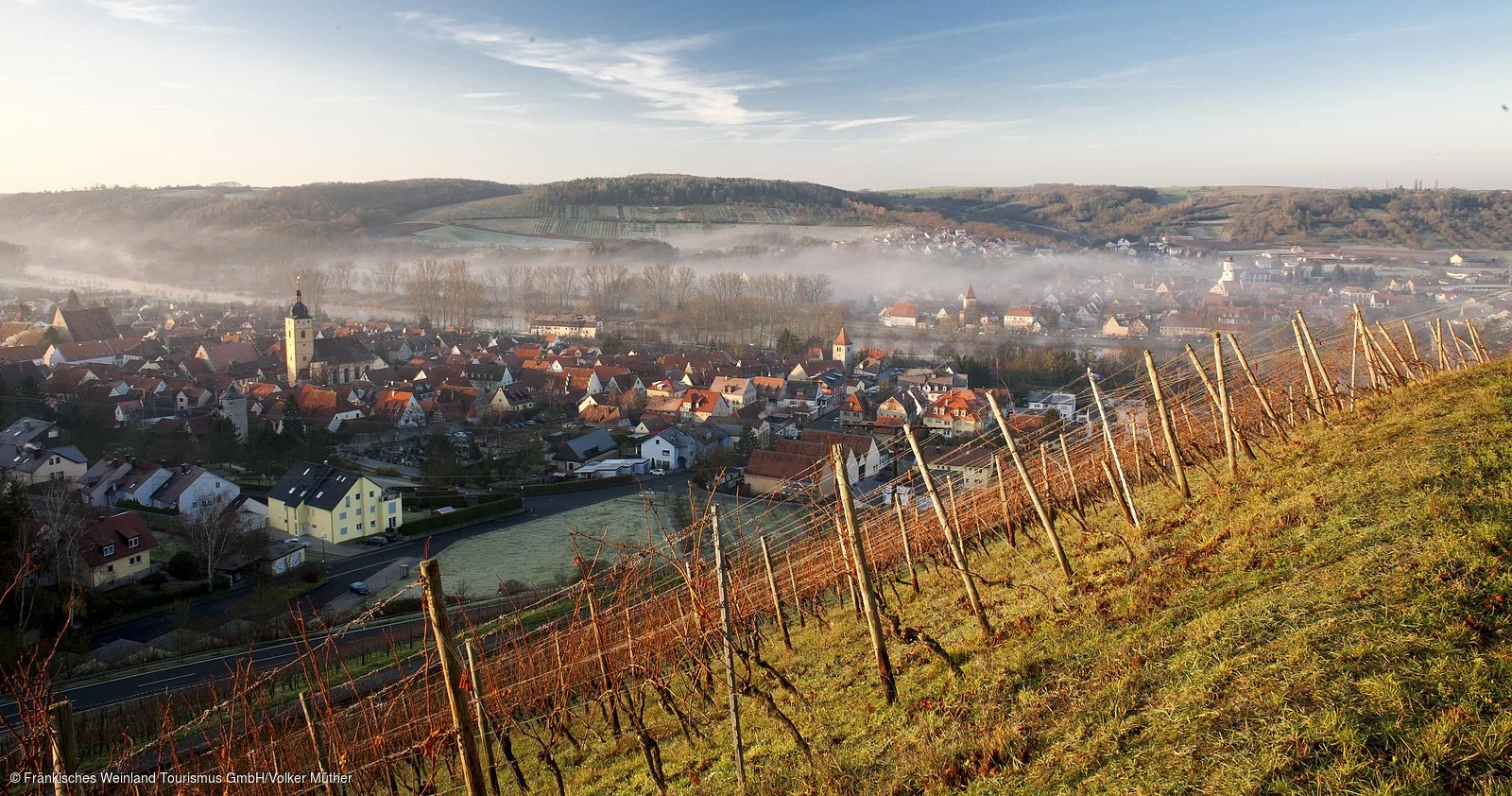 Blick auf Sommerhausen