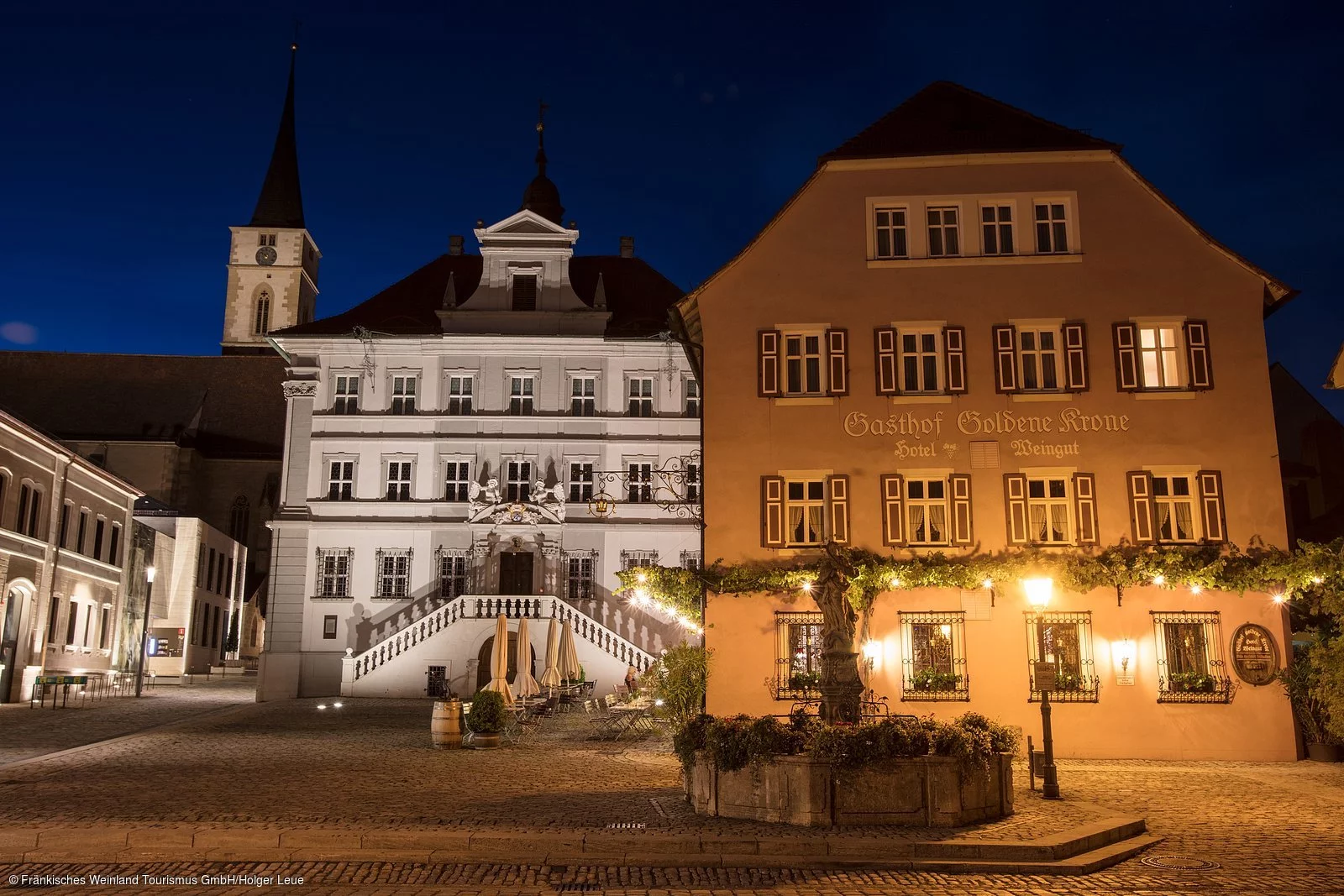 Iphofen bei Nacht