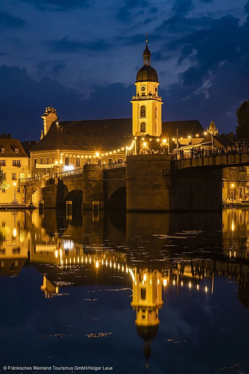 Kitzingen bei Nacht