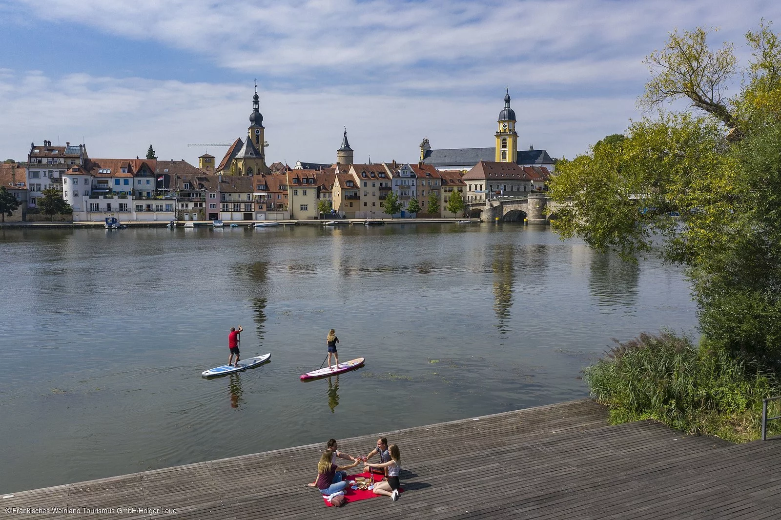 Stand up Paddling auf dem Main