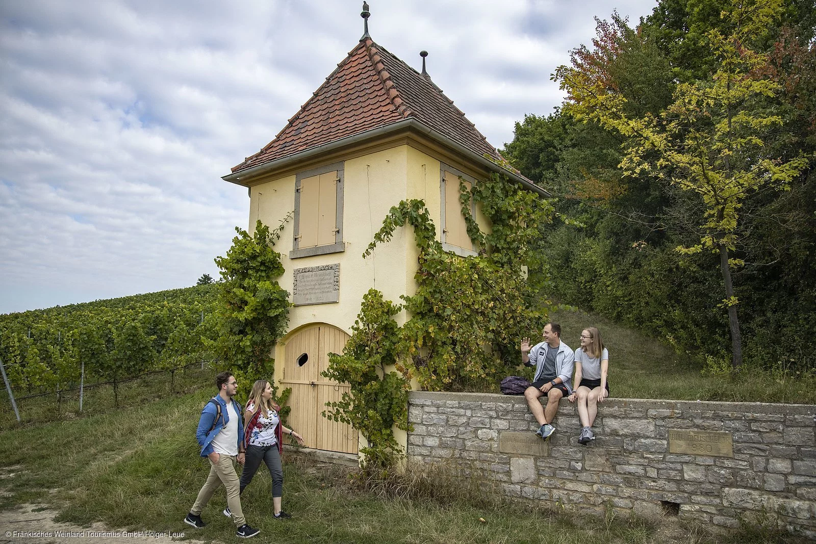 Wandern in den Weinbergen