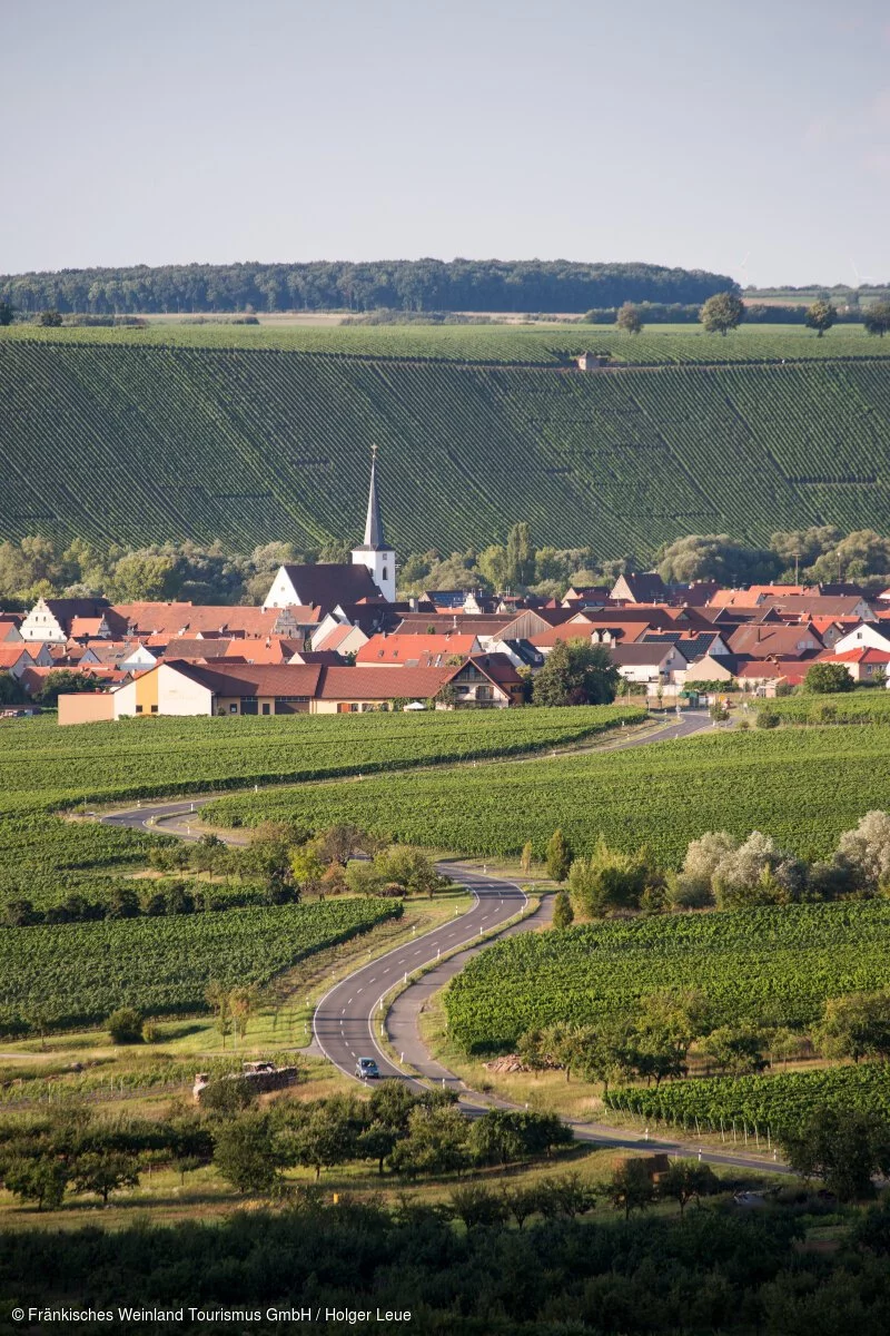 Blick auf Nordheim am Main