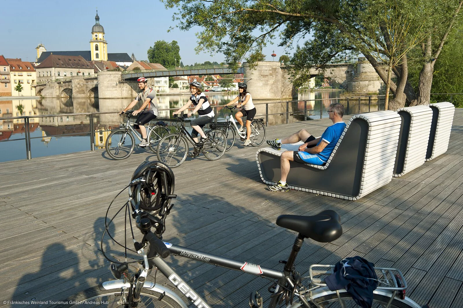 Mainradweg in Kitzingen